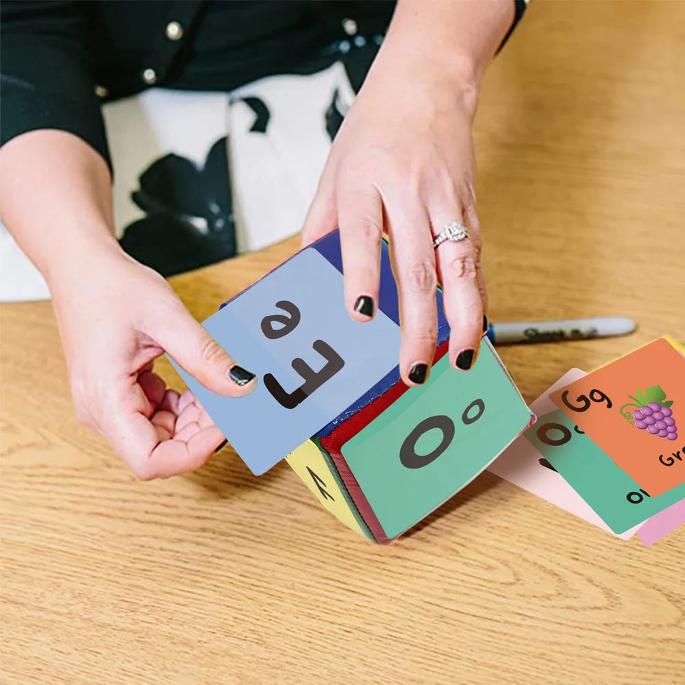 10cm Soft Big Dice Cognitive Cards Cognition Learning Educational Toys Classroom Supplies Teaching Aids Safety Baby Cube Blocks