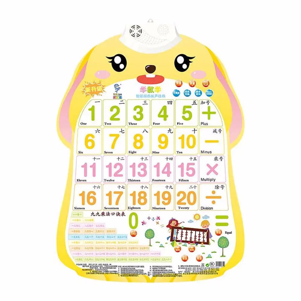 Cognitive Enlightenment Electronic Learning Baby Enlightenment Audio Book Audio Wall Chart Early Education Baby Learning Toys