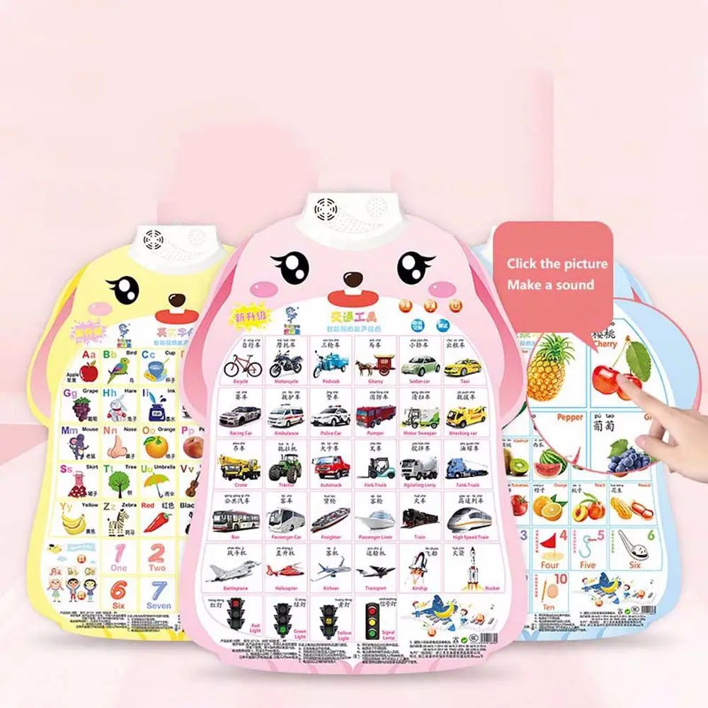Cognitive Enlightenment Electronic Learning Baby Enlightenment Audio Book Audio Wall Chart Early Education Baby Learning Toys