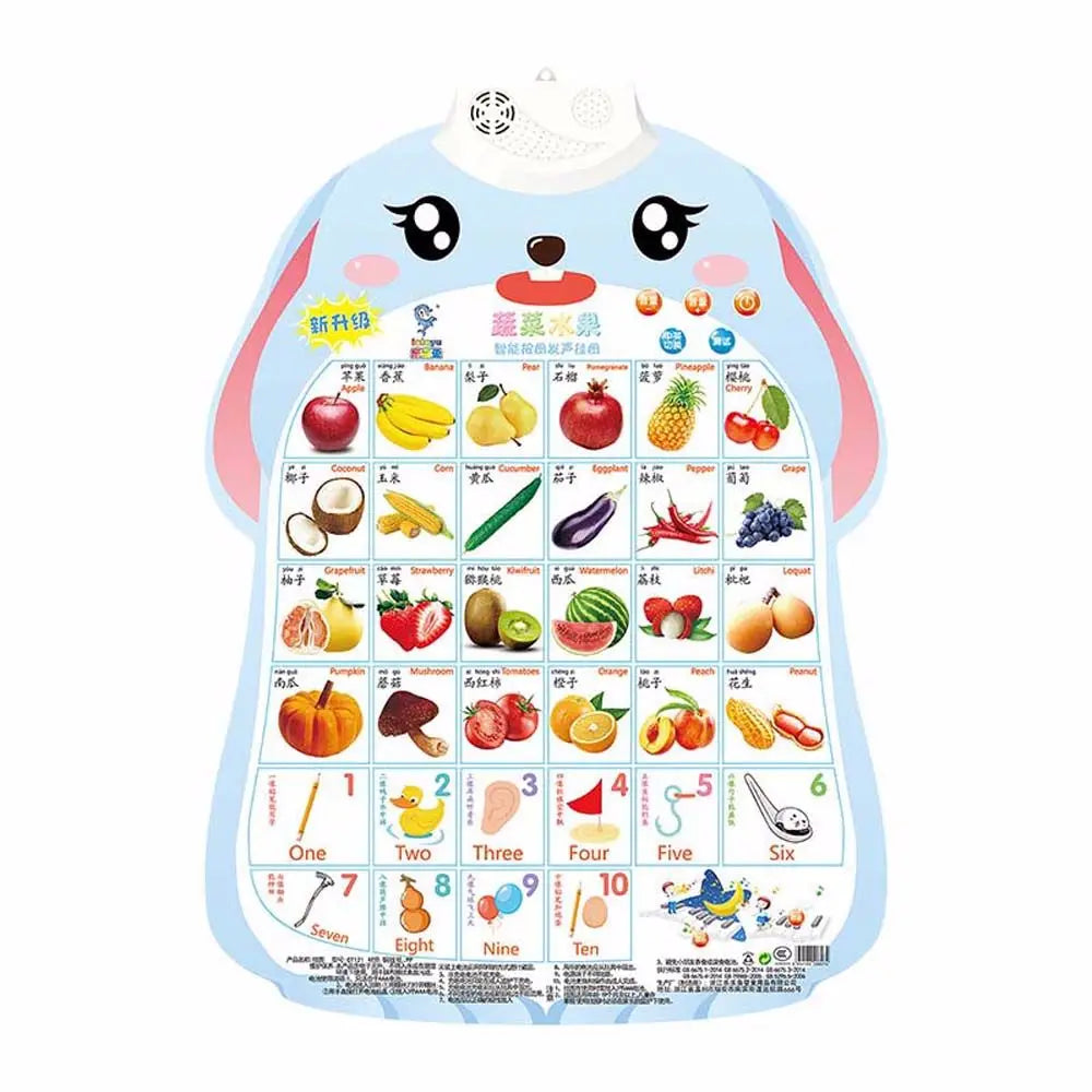 Cognitive Enlightenment Electronic Learning Baby Enlightenment Audio Book Audio Wall Chart Early Education Baby Learning Toys