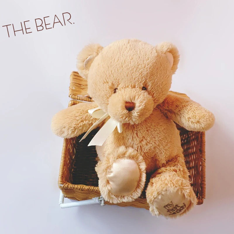 25 cm Colorful Teddy Bear Stuffed Animal Toys Sleeping Mate For Girl Baby Kids Tie-Dye Rainbow Bear Plush Toy Baby Gifts