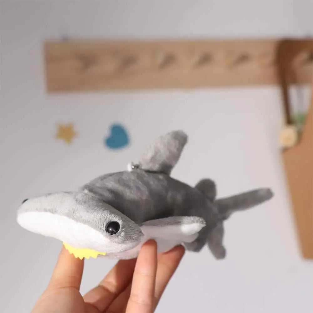Toys Gifts For Children Shark Plush Keychain Hammerhead Shark Plush Keyring Stuffed Toy Keychain Hammerhead Shark Plush Doll
