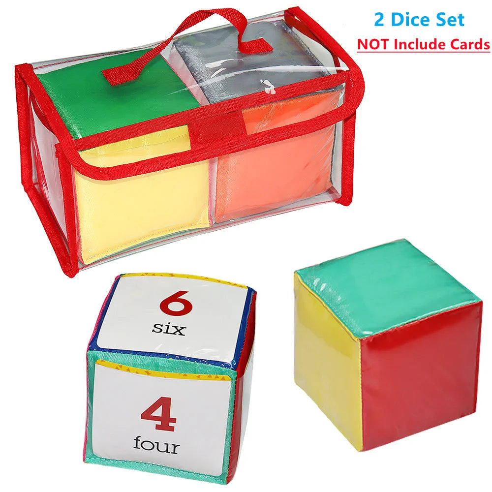 10cm Soft Big Dice Cognitive Cards Cognition Learning Educational Toys Classroom Supplies Teaching Aids Safety Baby Cube Blocks