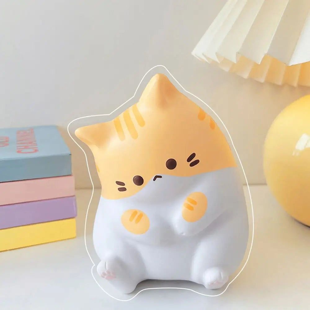 Kawaii Cartoon Cat Squeeze Toys Plushie Slow Rebound Decompression Doll Stress Release Cute Release Anxiety Toy