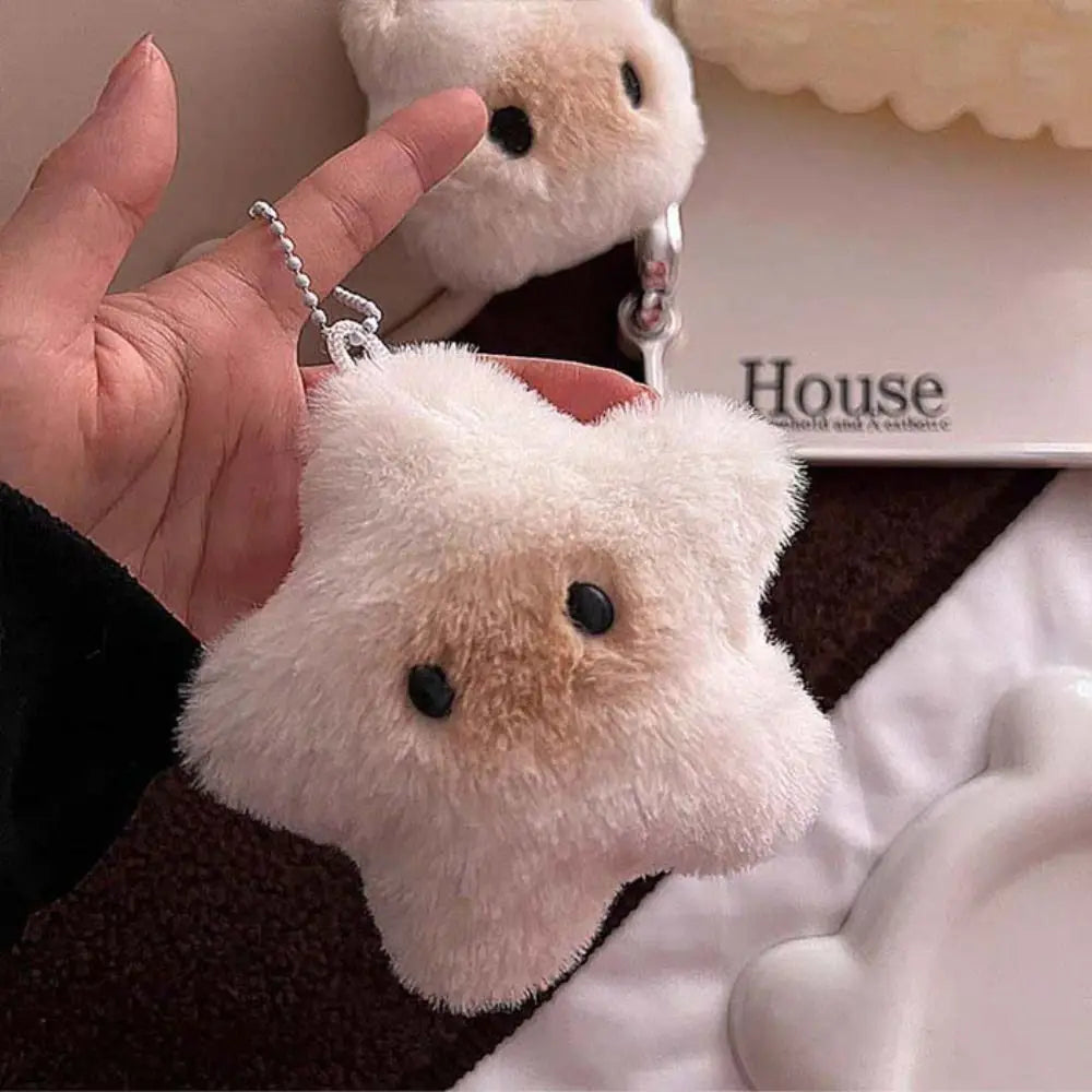 Capybara Animal Squeeze Capybara Plush Keychain Cartoon Plush Stuffed Squeak Capibara Plush Doll Soft Toys Star Squeak Toy