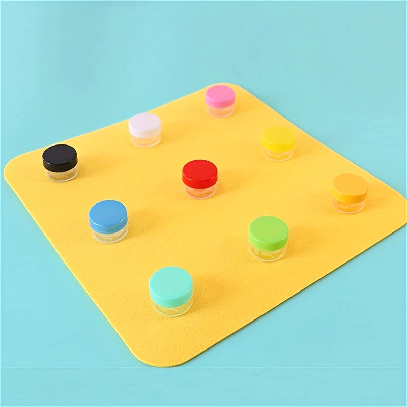 1Set Felt Color Matching Toy - Develops Problem Solving Skills and Hand-eye Coordination - Soft and Durable for Toddler Learning