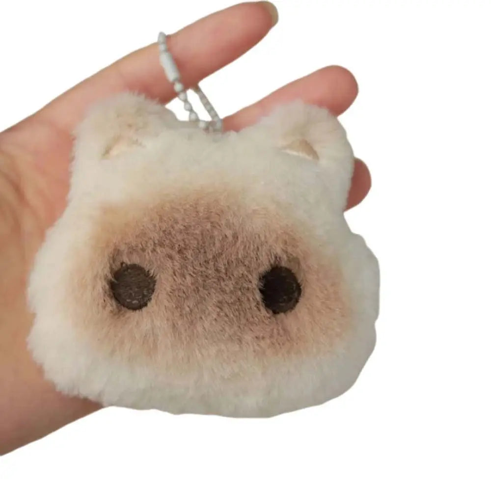 Capybara Animal Squeeze Capybara Plush Keychain Cartoon Plush Stuffed Squeak Capibara Plush Doll Soft Toys Star Squeak Toy