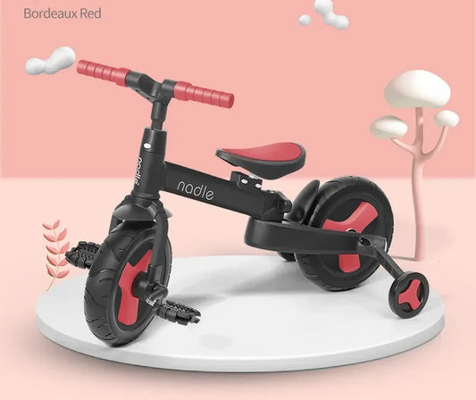 Multi-function balance car bicycle children's tricycle height adjustable folded toy Rocking Chair trolley baby gift