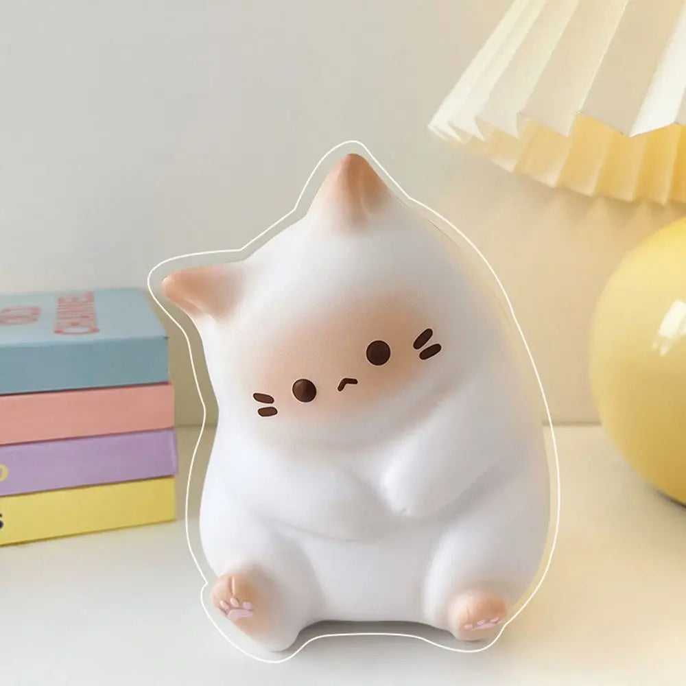 Kawaii Cartoon Cat Squeeze Toys Plushie Slow Rebound Decompression Doll Stress Release Cute Release Anxiety Toy